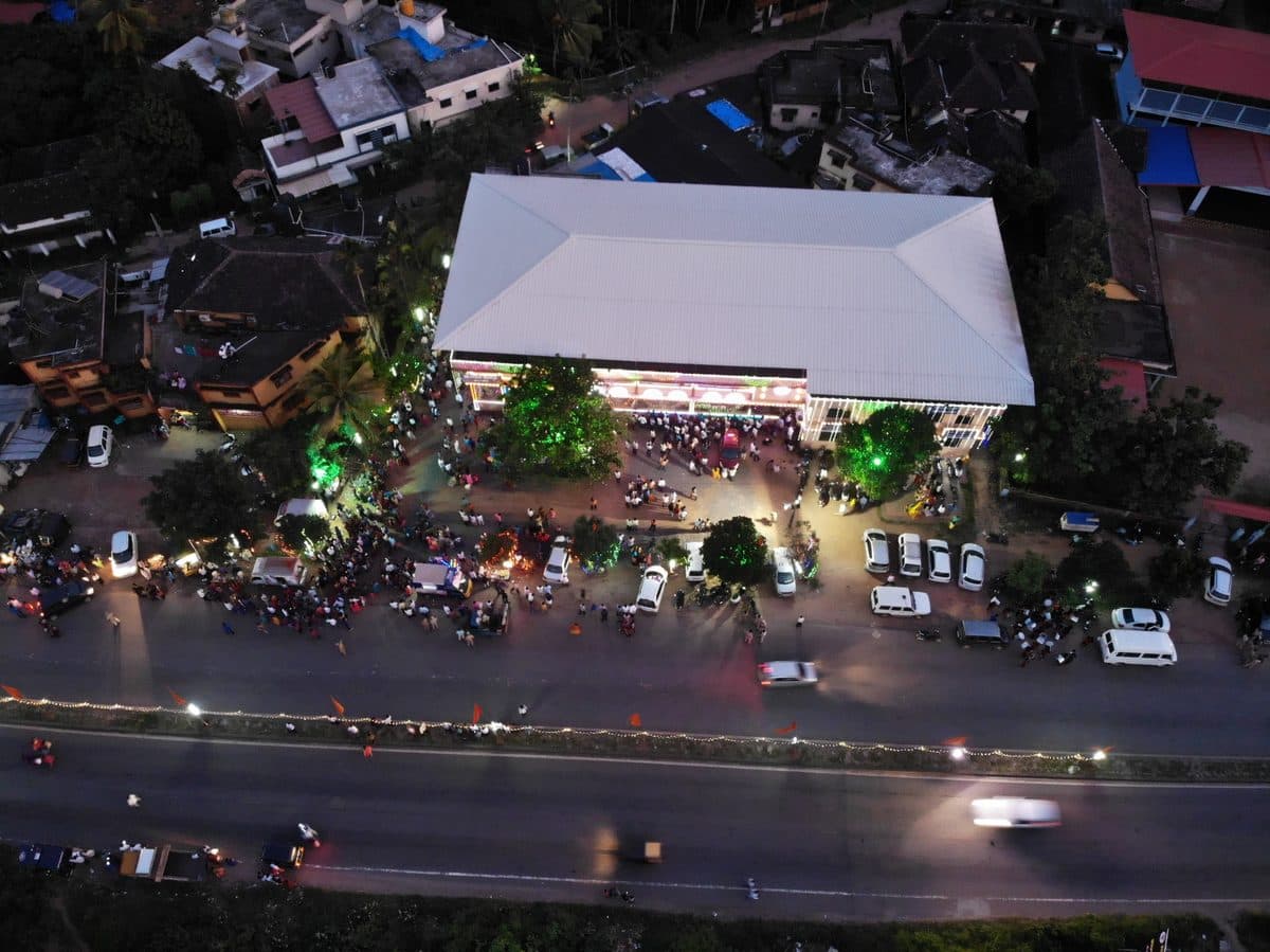 Sevanjali Prathishtana building — aerial view