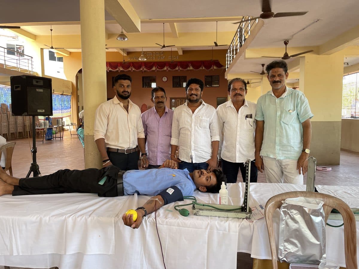 121st blood donation camp — donor