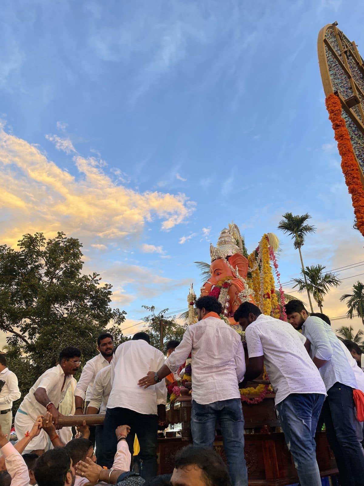 Ganesh visarjan procession