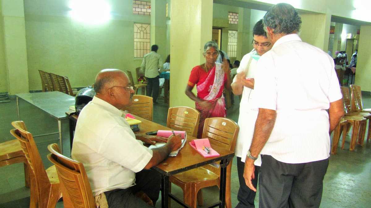 Medical camp volunteers